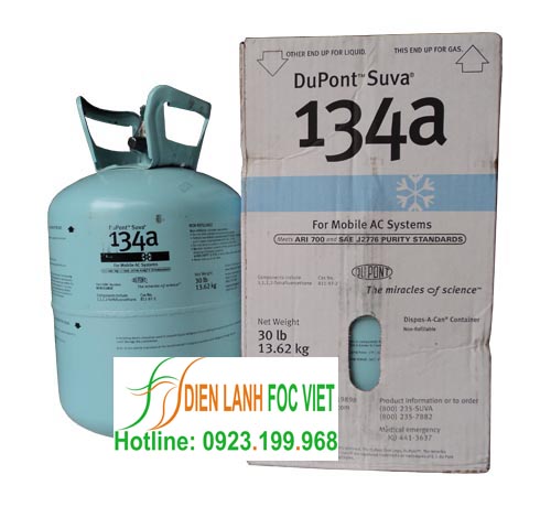 Gas R134A Dupont