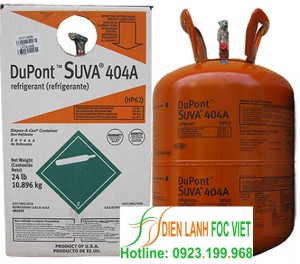 Gas lạnh Dupont Suva R404A