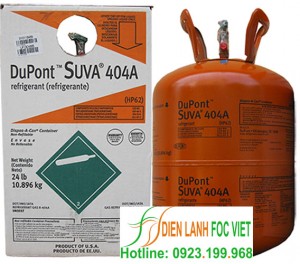 Gas lạnh Dupont Suva R404A